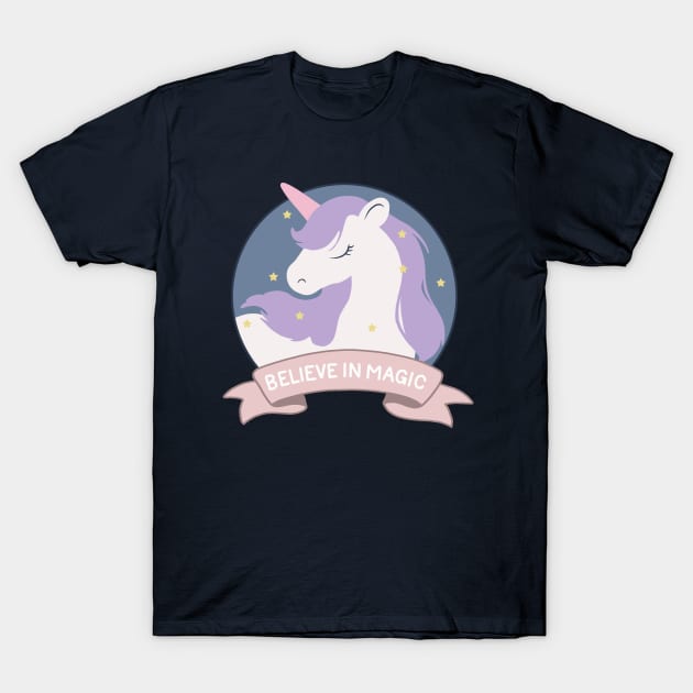 Unicorn T-Shirt by valentinahramov